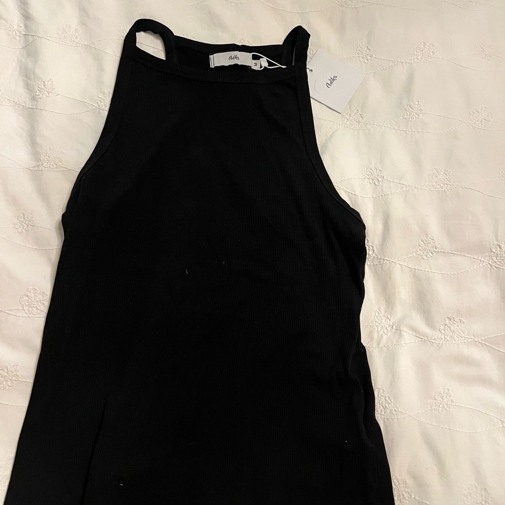 Adika Black Sleeveless Top